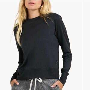 Vuori Daydream Crew T-shirt Black Heather Size Large